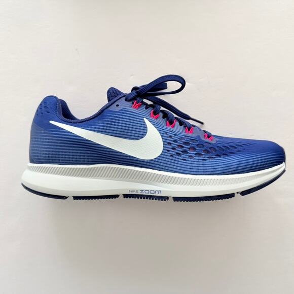 Nike Air Zoom Pegasus 34 Blue Void Size 9 NEW Run Gym Walking Comfort 880560-410 - Picture 2 of 7